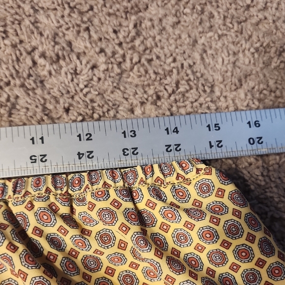 Yellow Patterned Women's Skirt - Picture 3 of 5